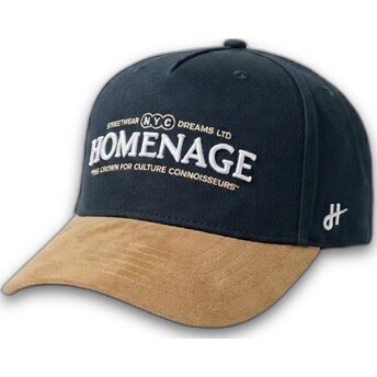 Petten gebogen marineblauw snapback Vintage Liberty Sport The Retro van Homenage
