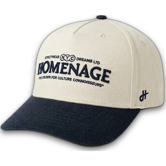 Petten gebogen beige snapback Liberty Sport The Retro van Homenage