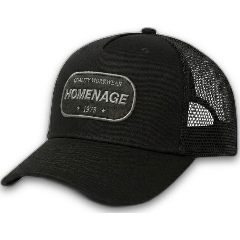 petten-gebogen-zwart-snapback-the-trucker-work-1975-workwear-the-van-homenage