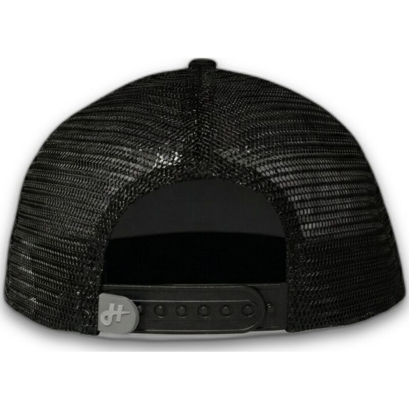 petten-gebogen-zwart-snapback-the-trucker-work-1975-workwear-the-van-homenage