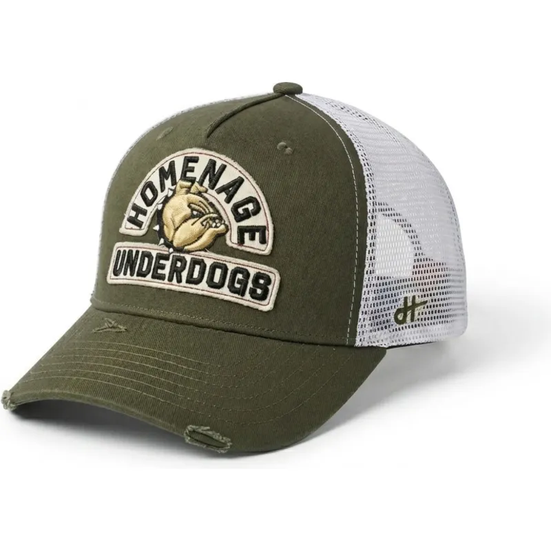 petten-gebogen-groen-snapback-the-trucker-underdogs-the-van-homenage