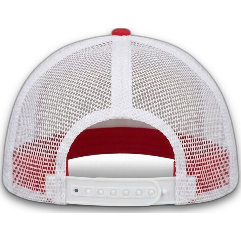 petten-gebogen-rood-snapback-the-trucker-underdogs-the-van-homenage