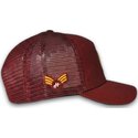 petten-gebogen-rood-snapback-the-trucker-jet-military-surplus-the-van-homenage