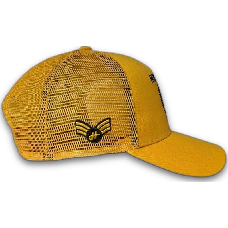 petten-gebogen-geel-snapback-the-trucker-jet-military-surplus-the-van-homenage
