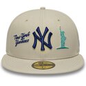 petten-plat-beige-fitted-59fifty-city-icon-van-new-york-yankees-mlb-van-new-era