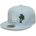 petten-plat-blauw-fitted-59fifty-city-icon-van-los-angeles-dodgers-mlb-van-new-era