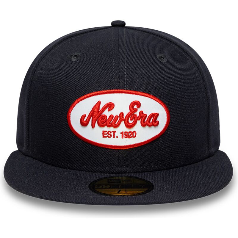 petten-plat-marineblauw-fitted-59fifty-oval-patch-van-new-era