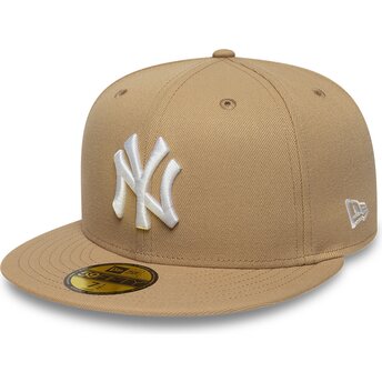 Petten plat bruin fitted 59FIFTY League Essential van New...