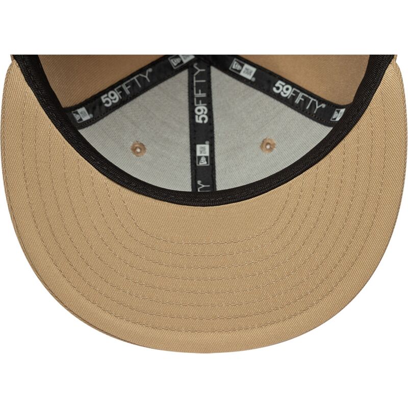 petten-plat-bruin-fitted-59fifty-league-essential-van-new-york-yankees-mlb-van-new-era