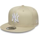 petten-plat-beige-snapback-9fifty-league-essential-van-new-york-yankees-mlb-van-new-era