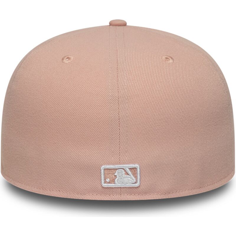 petten-plat-roze-fitted-59fifty-league-essential-van-new-york-yankees-mlb-van-new-era