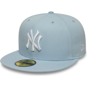 Petten plat blauw fitted 59FIFTY League Essential van New...