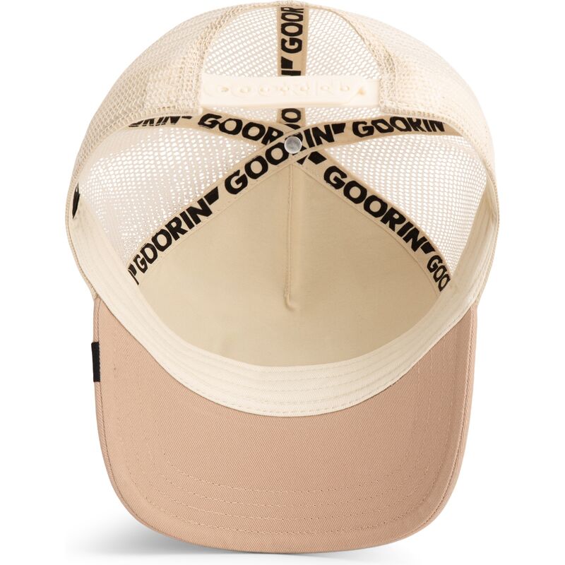 petten-gebogen-beige-snapback-blur-king-the-farm-van-goorin-bros petten-gebogen-beige-snapback-blur-king-the-farm-van-goorin-bros