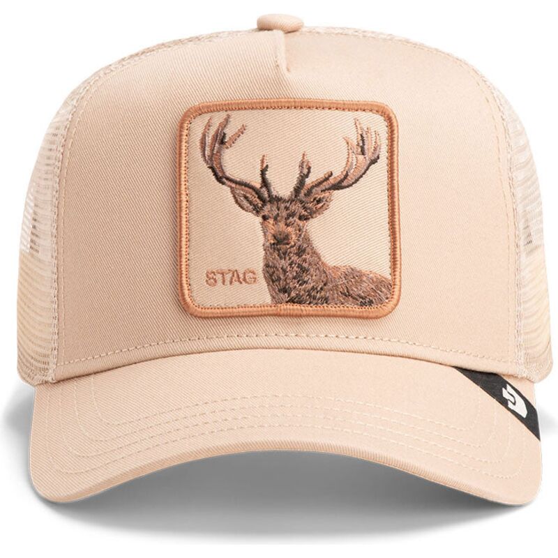petten-gebogen-beige-snapback-blur-stag-the-farm-van-goorin-bros