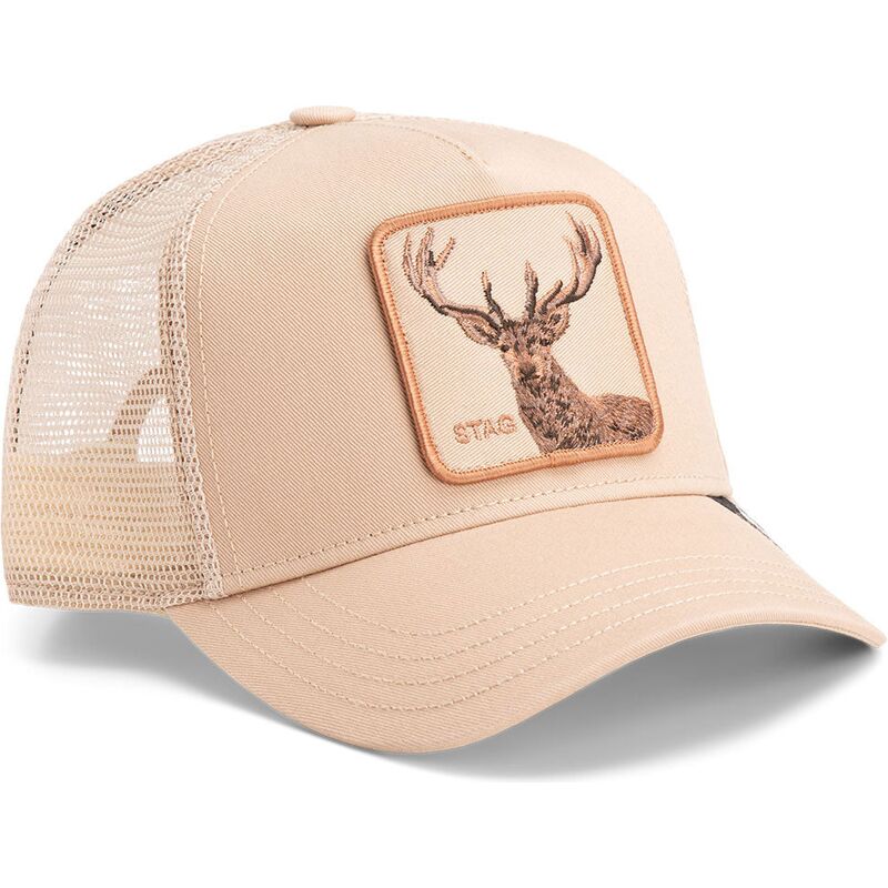 petten-gebogen-beige-snapback-blur-stag-the-farm-van-goorin-bros