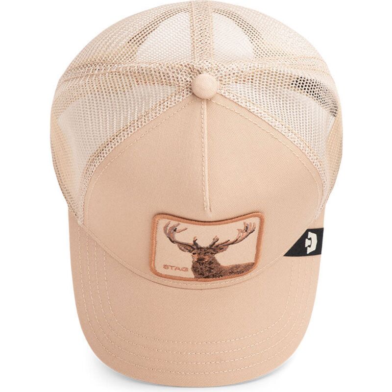 petten-gebogen-beige-snapback-blur-stag-the-farm-van-goorin-bros
