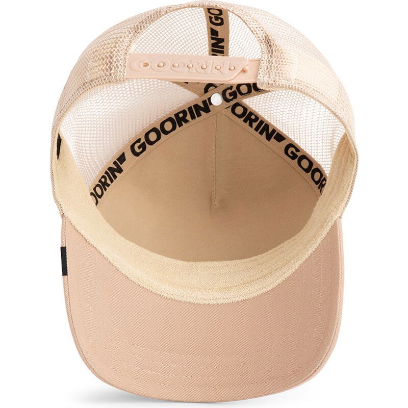 petten-gebogen-beige-snapback-blur-stag-the-farm-van-goorin-bros