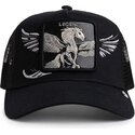 petten-gebogen-zwart-snapback-wings-legend-the-farm-van-goorin-bros