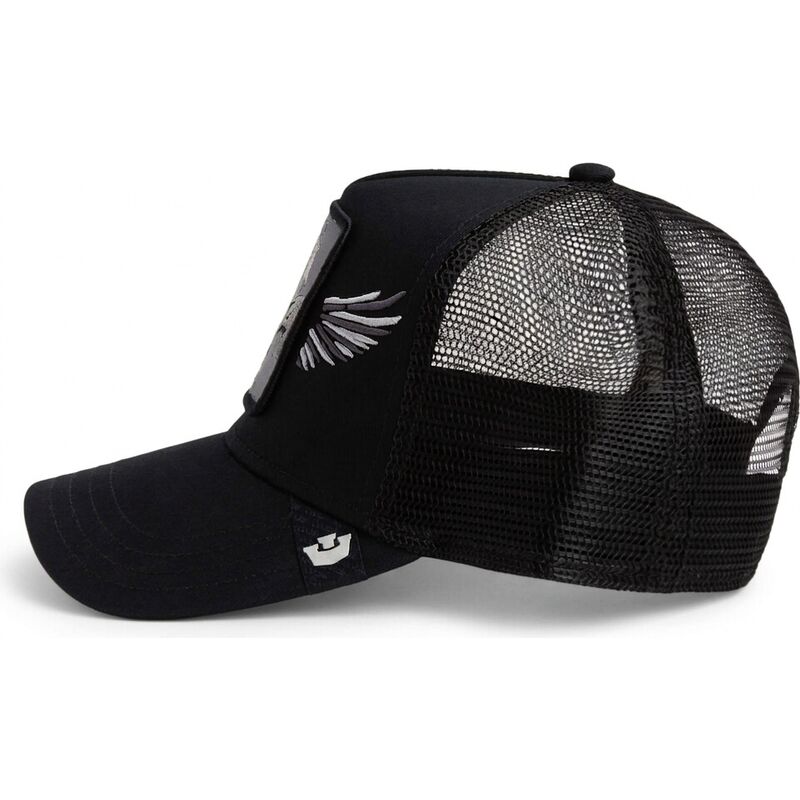 petten-gebogen-zwart-snapback-wings-legend-the-farm-van-goorin-bros