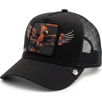 Petten gebogen zwart snapback Wings Forever The Farm van...