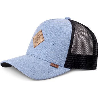 Petten gebogen blauw snapback HFT JerseySpots van Djinns