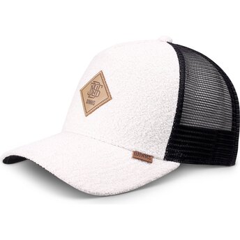 Petten gebogen beige snapback HFT KnobFab van Djinns