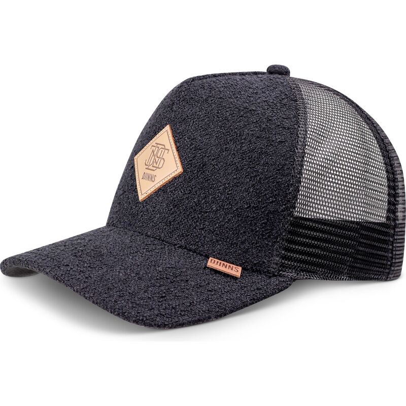 petten-gebogen-zwart-snapback-hft-knobfab-van-djinns