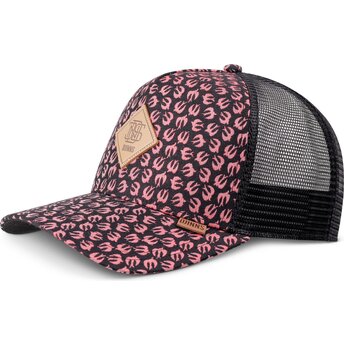 Petten gebogen meerkleurig snapback HFT Swallows van Djinns