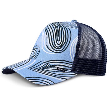 Petten gebogen blauw snapback HFT Doublepaint van Djinns