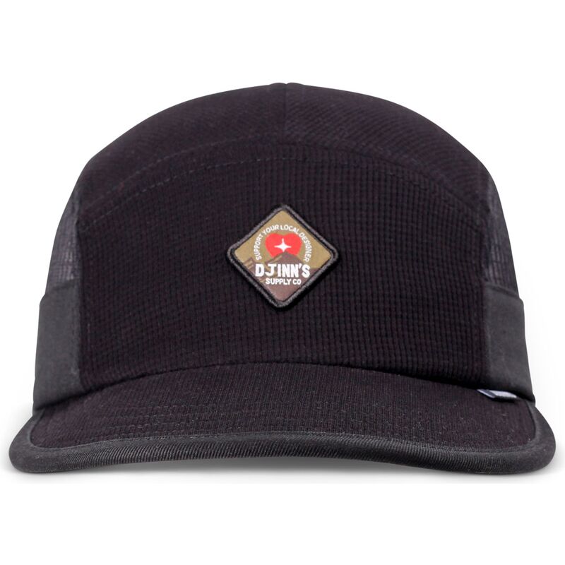 petten-plat-zwart-verstelbaar-soft-waffle-mountain-van-djinns