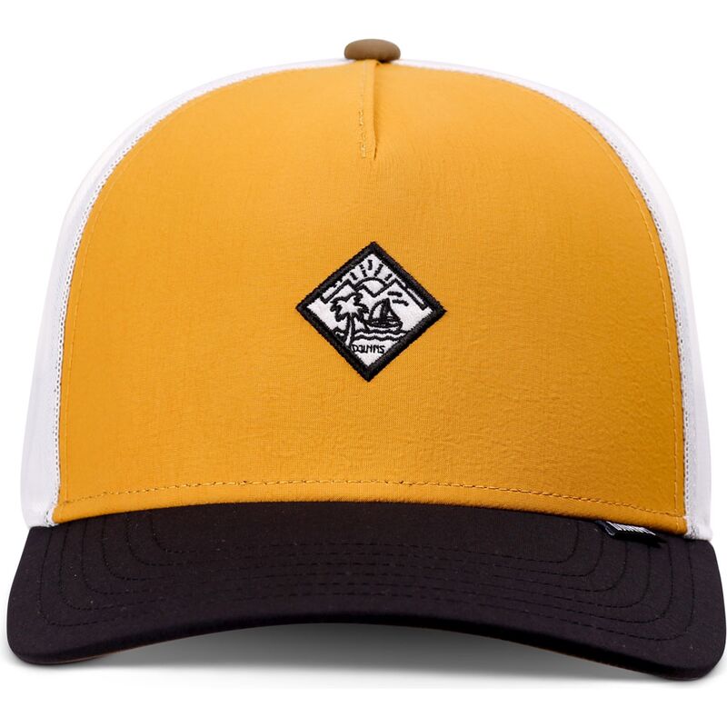 petten-gebogen-meerkleurig-snapback-hft-mobesea-mustard-van-djinns