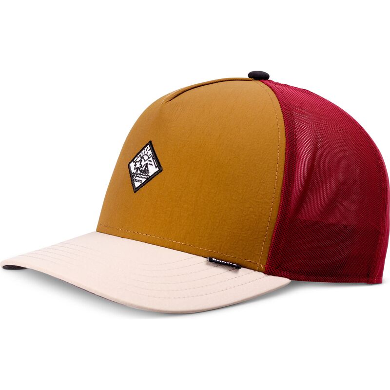 petten-gebogen-meerkleurig-snapback-hft-mobesea-chestnut-van-djinns