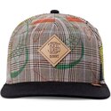 petten-plat-grijs-snapback-crinklecheck-van-djinns