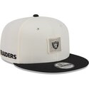 petten-plat-beige-snapback-9fifty-training-pack-2026-van-las-vegas-raiders-nfl-van-new-era