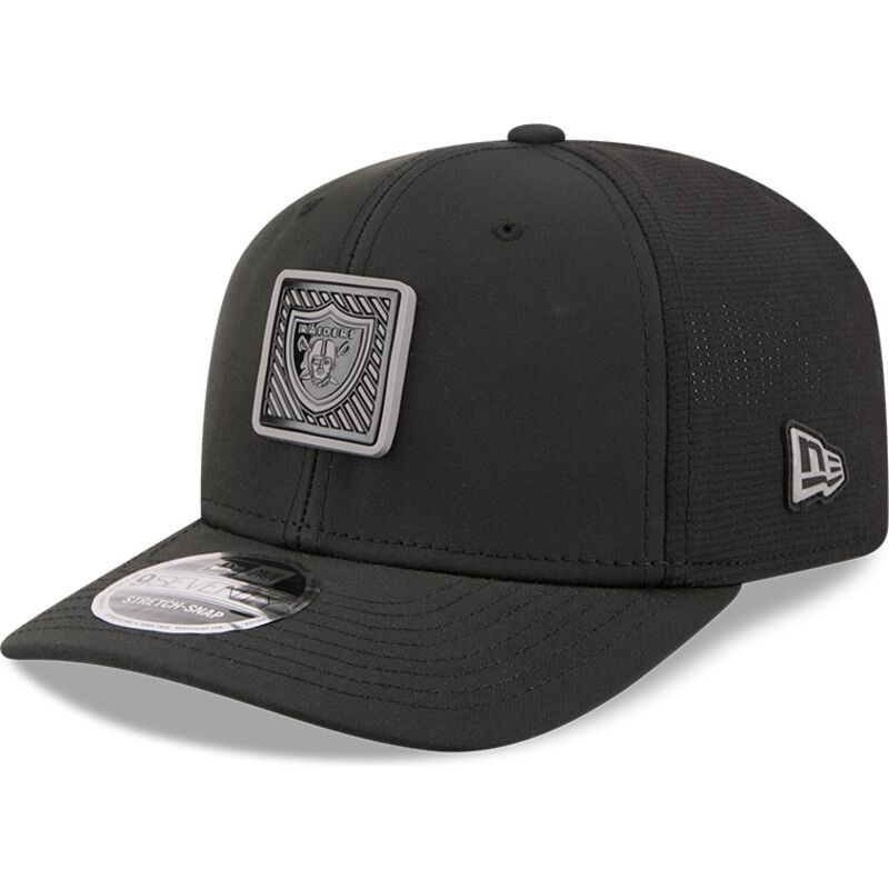 petten-gebogen-zwart-snapback-9seventy-stretch-snap-training-pack-2026-van-las-vegas-raiders-nfl-van-new-era