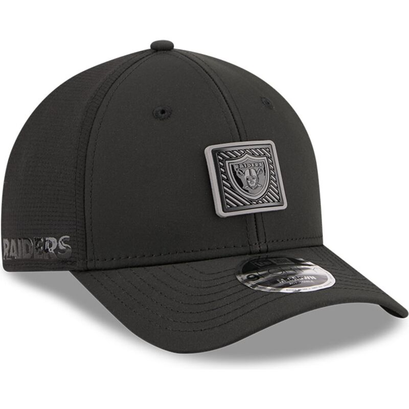 petten-gebogen-zwart-snapback-9forty-m-crown-training-pack-2026-van-las-vegas-raiders-nfl-van-new-era