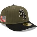 petten-gebogen-groen-fitted-59fifty-pre-curved-american-herringbone-van-chicago-white-sox-mlb-van-new-era