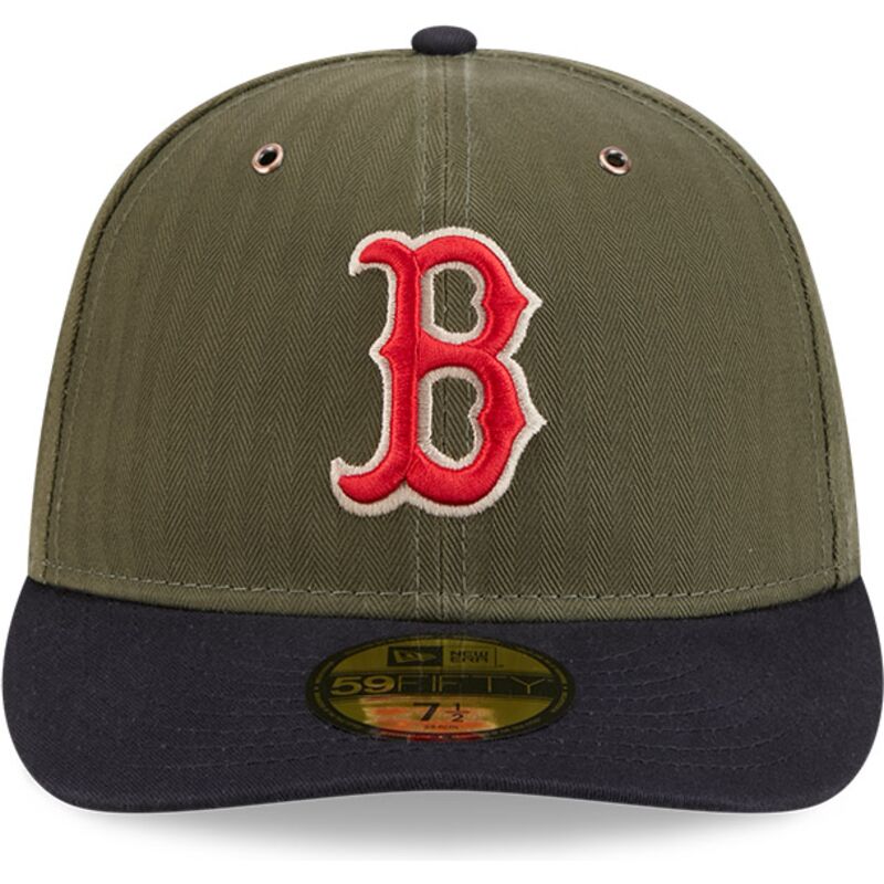petten-gebogen-groen-fitted-59fifty-pre-curved-american-herringbone-van-boston-red-sox-mlb-van-new-era
