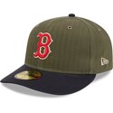 petten-gebogen-groen-fitted-59fifty-pre-curved-american-herringbone-van-boston-red-sox-mlb-van-new-era