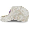 petten-gebogen-beige-fitted-59forty-a-frame-leafy-palm-van-los-angeles-lakers-nba-van-new-era