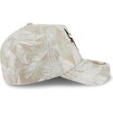 petten-gebogen-beige-fitted-59forty-a-frame-leafy-palm-van-chicago-bulls-nba-van-new-era