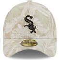 petten-gebogen-beige-fitted-59forty-a-frame-leafy-palm-van-chicago-white-sox-mlb-van-new-era