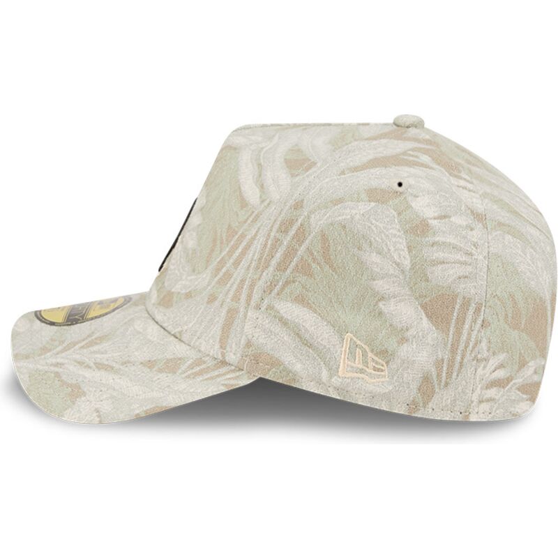 petten-gebogen-beige-fitted-59forty-a-frame-leafy-palm-van-chicago-white-sox-mlb-van-new-era