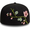 petten-plat-zwart-fitted-59fifty-floral-emb-van-new-era