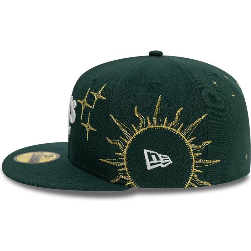 petten-plat-groen-fitted-59fifty-zodiac-van-oakland-athletics-mlb-van-new-era petten-plat-groen-fitted-59fifty-zodiac-van-oakland-athletics-mlb-van-new-era