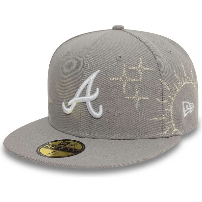 petten-plat-grijs-fitted-59fifty-zodiac-van-atlanta-braves-mlb-van-new-era