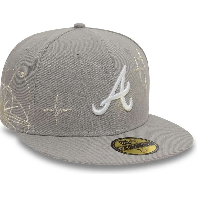 petten-plat-grijs-fitted-59fifty-zodiac-van-atlanta-braves-mlb-van-new-era