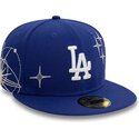 petten-plat-blauw-fitted-59fifty-zodiac-van-los-angeles-dodgers-mlb-van-new-era
