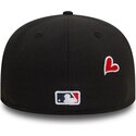 petten-plat-zwart-fitted-59fifty-heart-icon-van-atlanta-braves-mlb-van-new-era