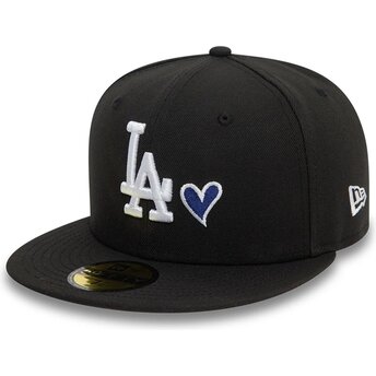 Petten plat zwart fitted 59FIFTY Heart Icon van Los...